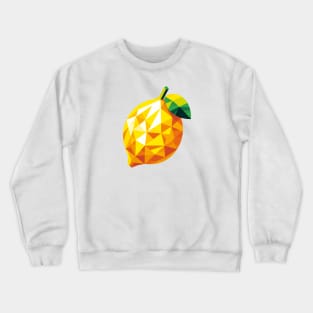 Abstract Geometric Lemon - Vivid Color Design Crewneck Sweatshirt